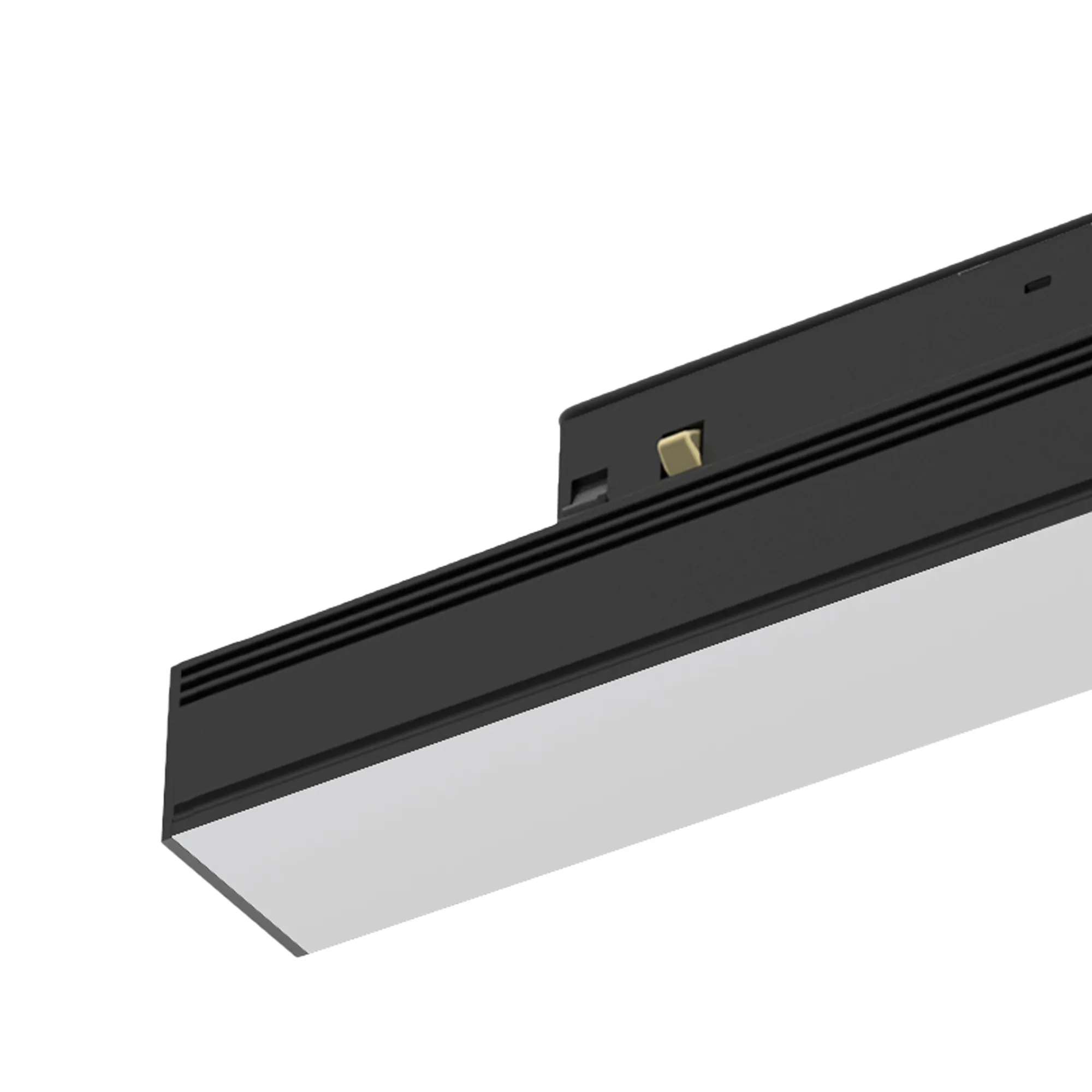 Magneto Linear Light Diffuser 8W LED 3000K Black M8318  Mantra Fusion Magneto 48V Black